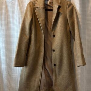 Old Navy Tan Wool Coat